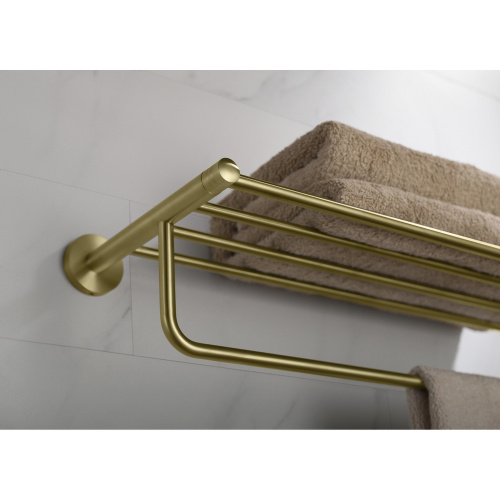 картинка Полка для полотенец Timo золото матовое Saona (13058/17) от магазина Сантехстрой