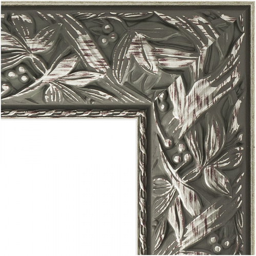 картинка Зеркало Evoform Exclusive 179х119 BY 3624 с фацетом в багетной раме - Византия серебро 99 мм от магазина Сантехстрой