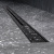 картинка W01SC-S11-100-05BM MasterFlow Трап для душа линейный универс затвор Slim line 100см цвет черн мат от магазина Сантехстрой
