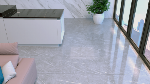 картинка Плитка керамогранитная AZARIO ASMUS GREY 60х120 Glossy (F4070821120G) от магазина Сантехстрой