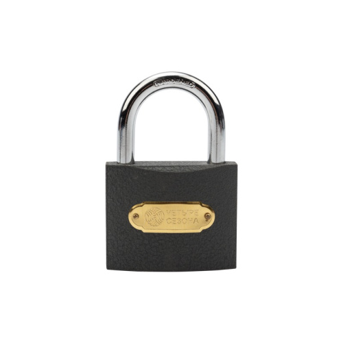 картинка Замок навесной серия «Чугун» 60 мм ЧЕТЫРЕ СЕЗОНА от магазина Сантехстрой