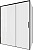 картинка Душевой уголок Aquanet Pleasure Evo 150x80 AE65-150x80-BT профиль черный, прозрачное стекло от магазина Сантехстрой