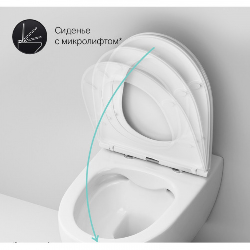 картинка C117853WH Awe сиденье для унитаза микролифт от магазина Сантехстрой