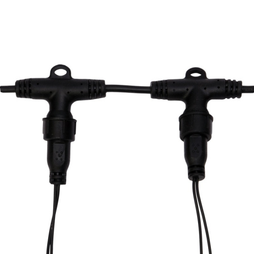 картинка Гирлянда Светодиодный Дождь 2х6м,  постоянное свечение,  черный провод,  230 В,  диоды БЕЛЫЕ от магазина Сантехстрой