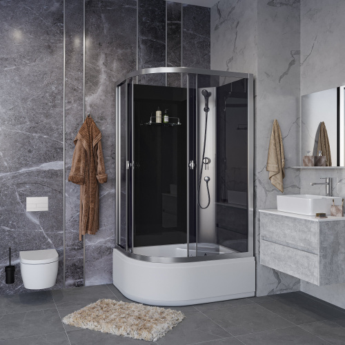 картинка Душевая кабина Niagara e110/80/40r/tn/bk от магазина Сантехстрой