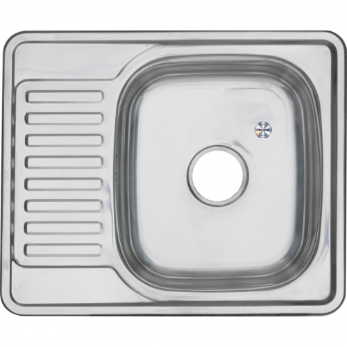 картинка Мойка 5848 U MELANA 0,6/160 врезная прямоугольная с сифоном (133 ta *12) от магазина Сантехстрой