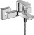 картинка HG Vernis Shape Смеситель для ванны, настенный, излив 166мм, с переключателем на душ,  2 уровня расхода воды, цвет: хром от магазина Сантехстрой