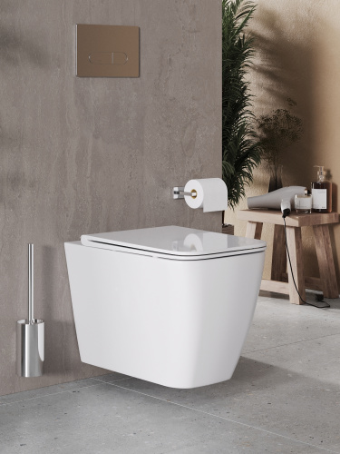 картинка Agger AT04100 унитаз подвесной безободковый, сиденье с микролифтом от магазина Сантехстрой