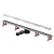 картинка W01SC-S11-100-05SB MasterFlow Трап для душа линейный универс затвор Slim line 100см цвет сталь мат от магазина Сантехстрой