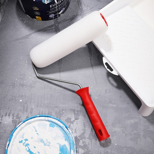 картинка Валик вспененный пенополиуретан,  ширина ролика 240 мм,  Ø 42 мм,  бюгель 6 мм REXANT от магазина Сантехстрой