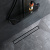 картинка W01SC-U11-060-04BM MasterFlow Трап для душа линейный универс затвор Tile 60см цвет черн мат от магазина Сантехстрой