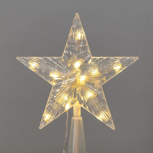 картинка Гирлянда светодиодная из росы с макушкой на елку 9 нитей х 2м,  200LED,  эффект водопада,  теплый белый цвет,  230В NEON-NIGHT от магазина Сантехстрой