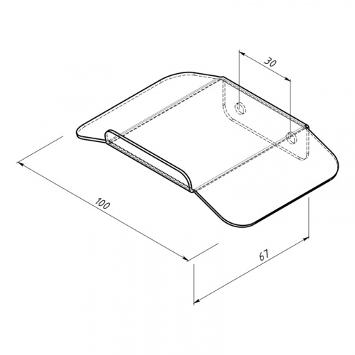 картинка Держатель для наушников,  настенный,  черный REXANT от магазина Сантехстрой