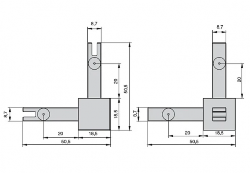 картинка Уголок соединительный Cezares 3D Cadro 82795.0033 черный от магазина Сантехстрой