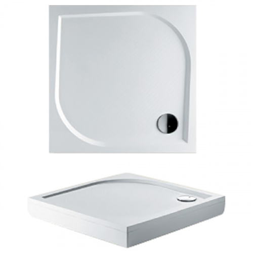 картинка Душевой поддон из искусственного камня Riho Kolping 90x90 D004005005 (DB2100500000000) Белый с антискользящим покрытием от магазина Сантехстрой