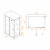 картинка Душевой уголок RGW SV-040-B 120* 80*200 профиль Чёрный стекло Матовое от магазина Сантехстрой