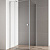 картинка Душевой уголок Cezares Valvola АH-1 100x80 профиль Хром стекло прозрачное от магазина Сантехстрой
