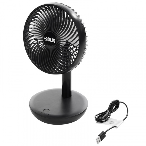 картинка Вентилятор настольный USB,  черный,  6 Вт от магазина Сантехстрой