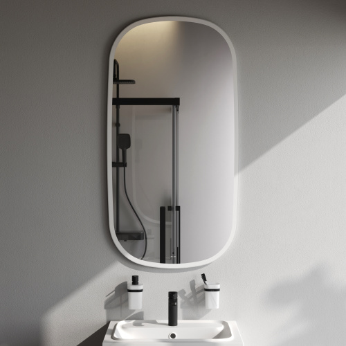 картинка M8FMOX0651WGH Зеркало универсальное с контурной LED-подсветкой, ИК- сенсором, вытянутое, 65*124см от магазина Сантехстрой