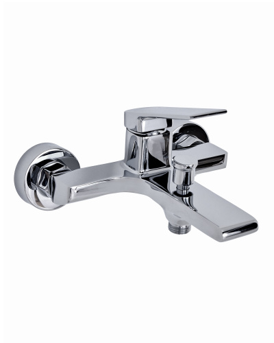 фото orange gauss m30-100cr однозахватный смеситель для ванны/душа, без аксессуаров, хром