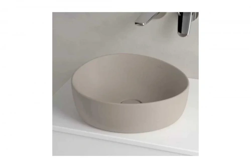 картинка Раковина накладная Villeroy & Boch Antao 400x395x145 мм, цвет Almond 4A72 40 AM 00337440 от магазина Сантехстрой