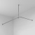 картинка Карниз для ванны WasserKRAFT Dinkel180x90 SC-469018 Хром от магазина Сантехстрой