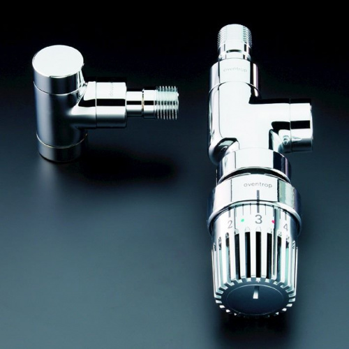 картинка Вентиль "серии Е" Ду 15 1/2" осевой, хромированный от магазина Сантехстрой