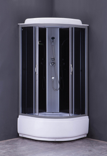 картинка Душевая кабина Loranto CS-6610 G, 100х100х215, поддон 40 см от магазина Сантехстрой