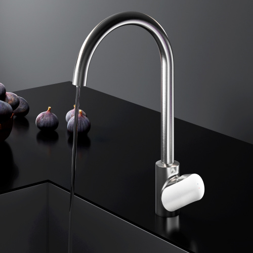 картинка F8007711 Like, смеситель для кухни с каналом для питьевой воды, сатин, шт. от магазина Сантехстрой