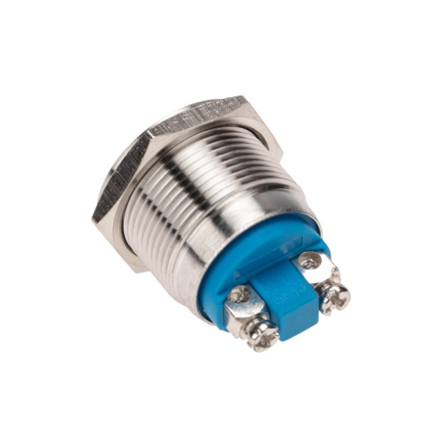 картинка Кнопка антивандальная Ø19 Б/Фикс (2с винт) OFF-(ON) сфера (PBS-28В,  A19-A2) REXANT от магазина Сантехстрой