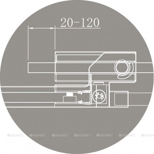картинка Душевой уголок Cezares Slider 90х110 AH-1-90-100/110-GRIGIO-Cr от магазина Сантехстрой