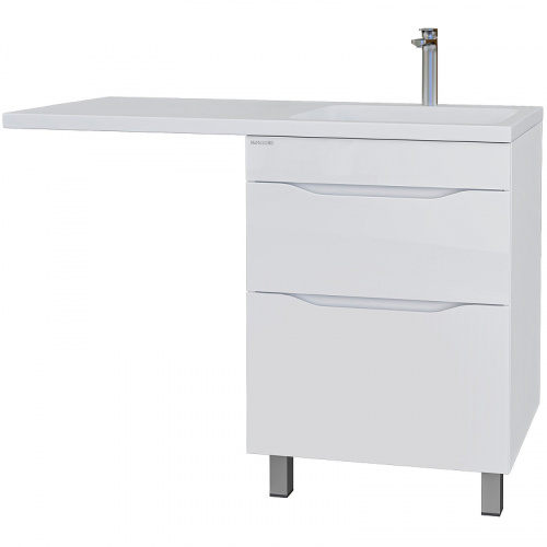 картинка Раковина Grossman Madera Камилла 120 R 1101017 на стиральную машину Белая от магазина Сантехстрой