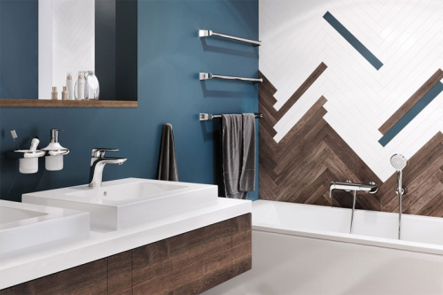 фото смеситель для ванны kludi 416710575 хром