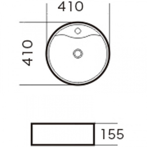 картинка Раковина-чаша Grossman 41 GR-3012 Белая от магазина Сантехстрой