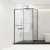 картинка Душевой уголок Slim Soft VSR-1SS1015CLGM, 1500*1000, вороненая сталь, стекло прозрачное от магазина Сантехстрой