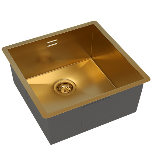 картинка Кухонная мойка Reflexion Como RX2044GD брашированное золото от магазина Сантехстрой