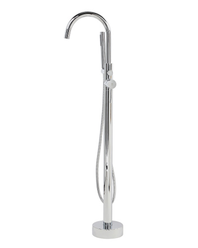 фото смеситель для ванны/душа orange steel m99-336cr напольный