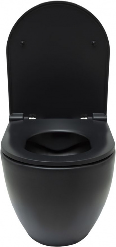 картинка Чаша подвесного унитаза Allen Brau Reality 4.32006.31 черный матовый от магазина Сантехстрой