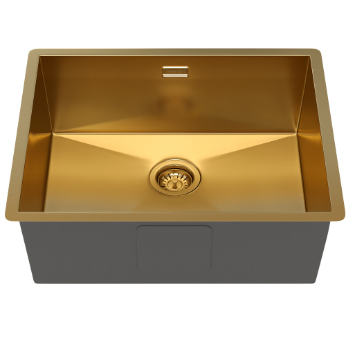 картинка Кухонная мойка Reflexion Como RX2054GD брашированное золото от магазина Сантехстрой