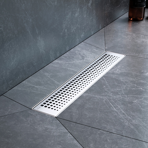 картинка W01SC-P11-040-01SB MasterFlow Трап для душа линейный универс затвор Cut Gradient 40см цвет сталь мат от магазина Сантехстрой