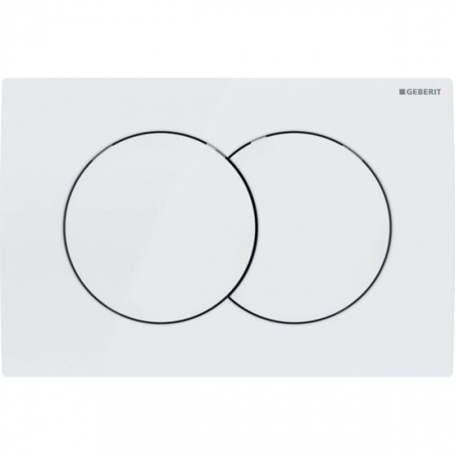 картинка 115.107.11.1 Смывная клавиша Geberit Delta01, для двойного смыва: Альпийский белый от магазина Сантехстрой