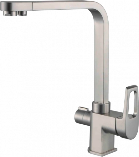 картинка Смеситель для кухни Zorg Sanitary ZR 334 YF-NICKEL никель от магазина Сантехстрой