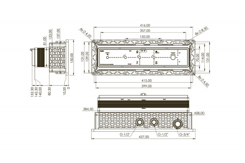 картинка Встраиваемая часть на 3 режима от магазина Сантехстрой