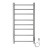 картинка Полотенцесушитель электрический AZARIO PARMA 400/800 8 секций, диммер справа, хром (AZ10848) от магазина Сантехстрой