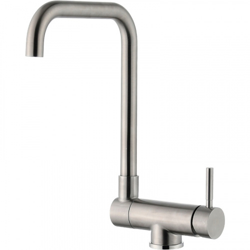 картинка Смеситель для кухни ZorG Steel Hammer SH 5197 INOX Нержавеющая сталь от магазина Сантехстрой