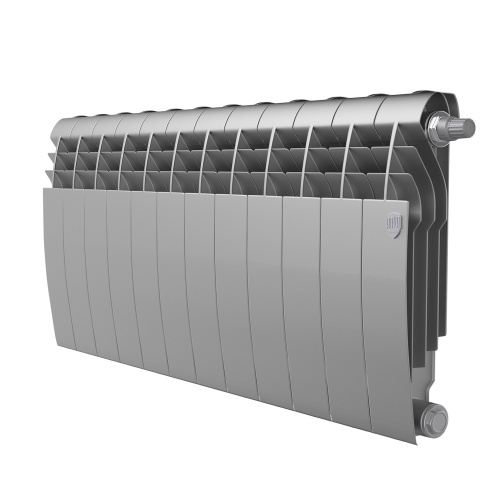 картинка Радиатор Royal Thermo BiLiner 350 Silver Satin VR80 - 12 секц. от магазина Сантехстрой