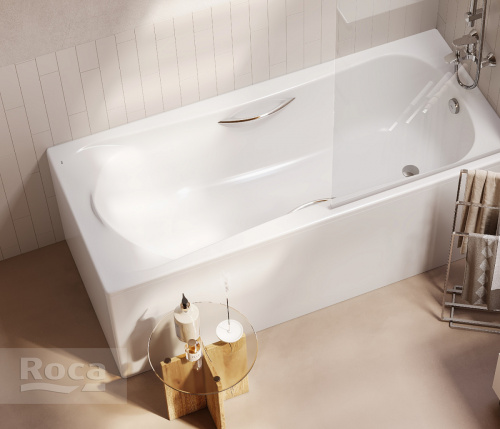 картинка Ванна акриловая Roca BECOOL 180х90 прямоугольная, белая (Z.RU93.0.768.5) от магазина Сантехстрой