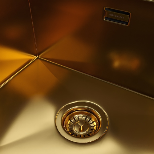 картинка Кухонная мойка Reflexion Maggiore RX2365GD брашированное золото от магазина Сантехстрой