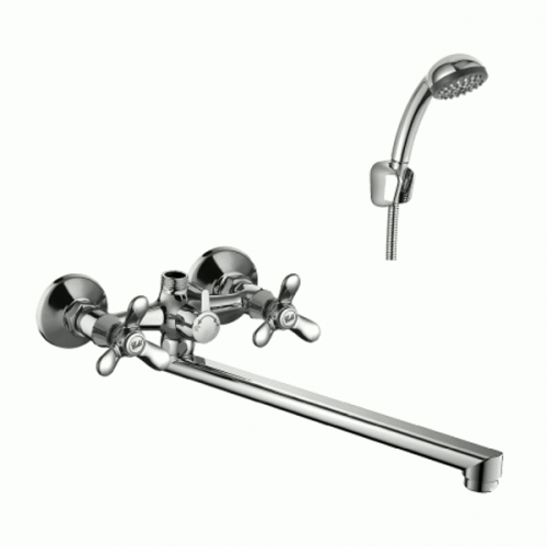 картинка Смеситель универсальный Rossinka q02-80 Хром от магазина Сантехстрой