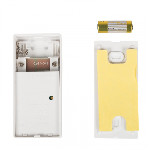 картинка Беспроводной дверной звонок в розетку с ночной подсветкой и индикацией 36 мелодий 80м (белый/серый) REXANT RX-7 от магазина Сантехстрой